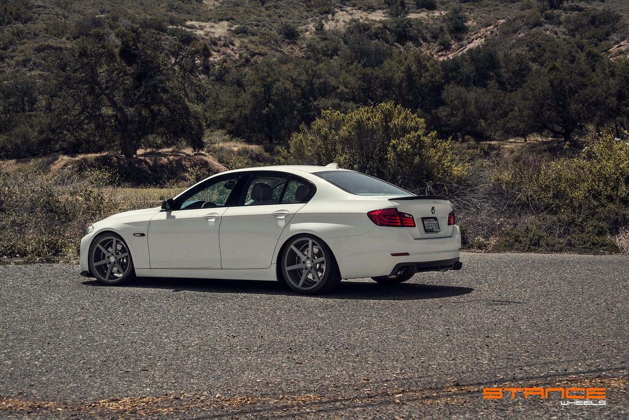 Stance Wheels SC-5 Slate Grey on BMW 5 series F10